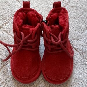 UGG Vibrant Red Kids Boots